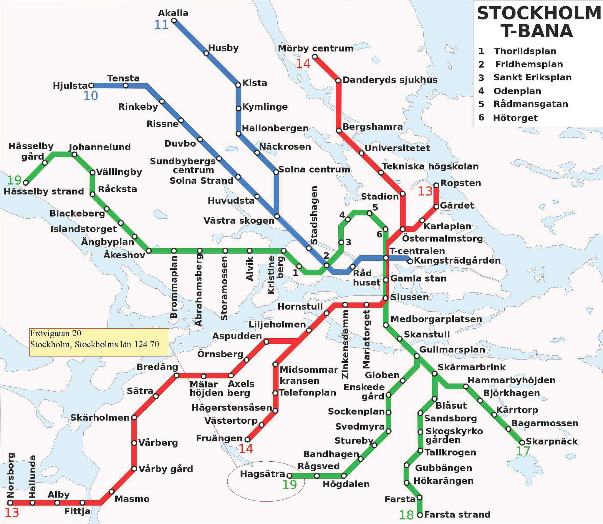 Stockholm metro system